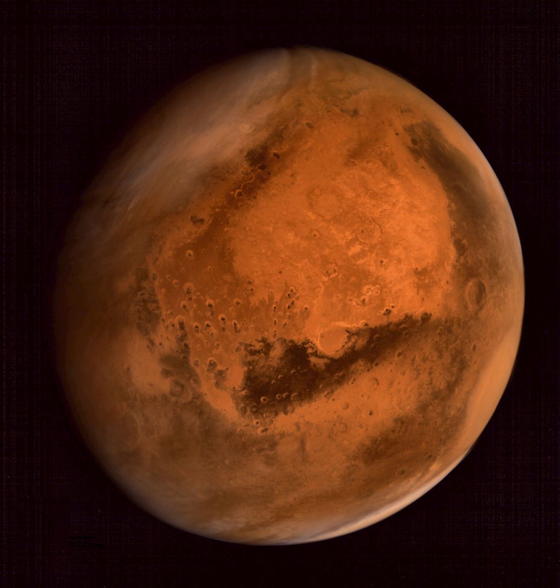 3d снимок Марса на основе фото с индийского орбитального спутника